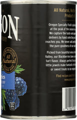 Oregon blackberries served on pancakes adding color and quick breakfast fruit topping