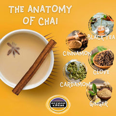 Oregon Chai hot latte in mug showing creamy foam and comforting warmth