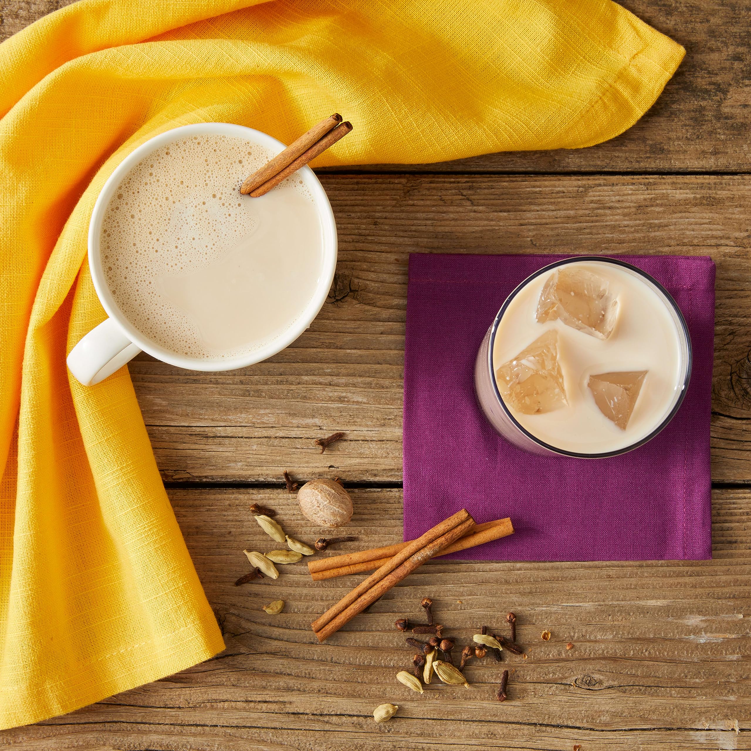 Oregon Chai poured foam close-up showing creamy texture and latte appeal