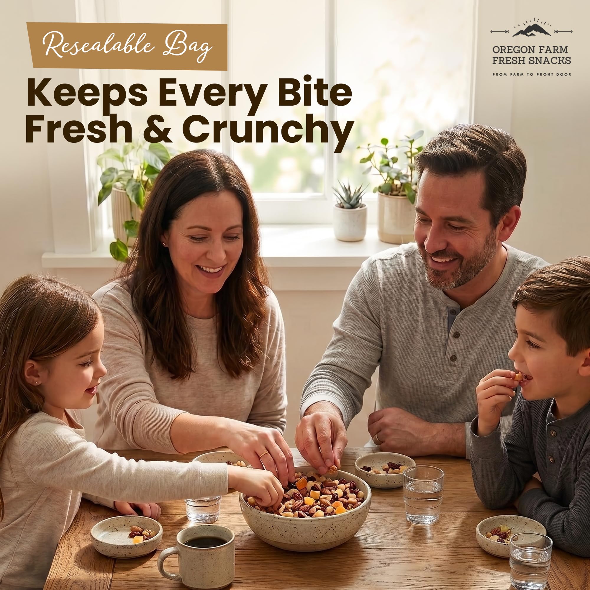 OREGON FARM FRESH nutrition label closeup for ingredient clarity