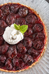 Oregon plums served in a bowl, ready to use for desserts and savory glazes