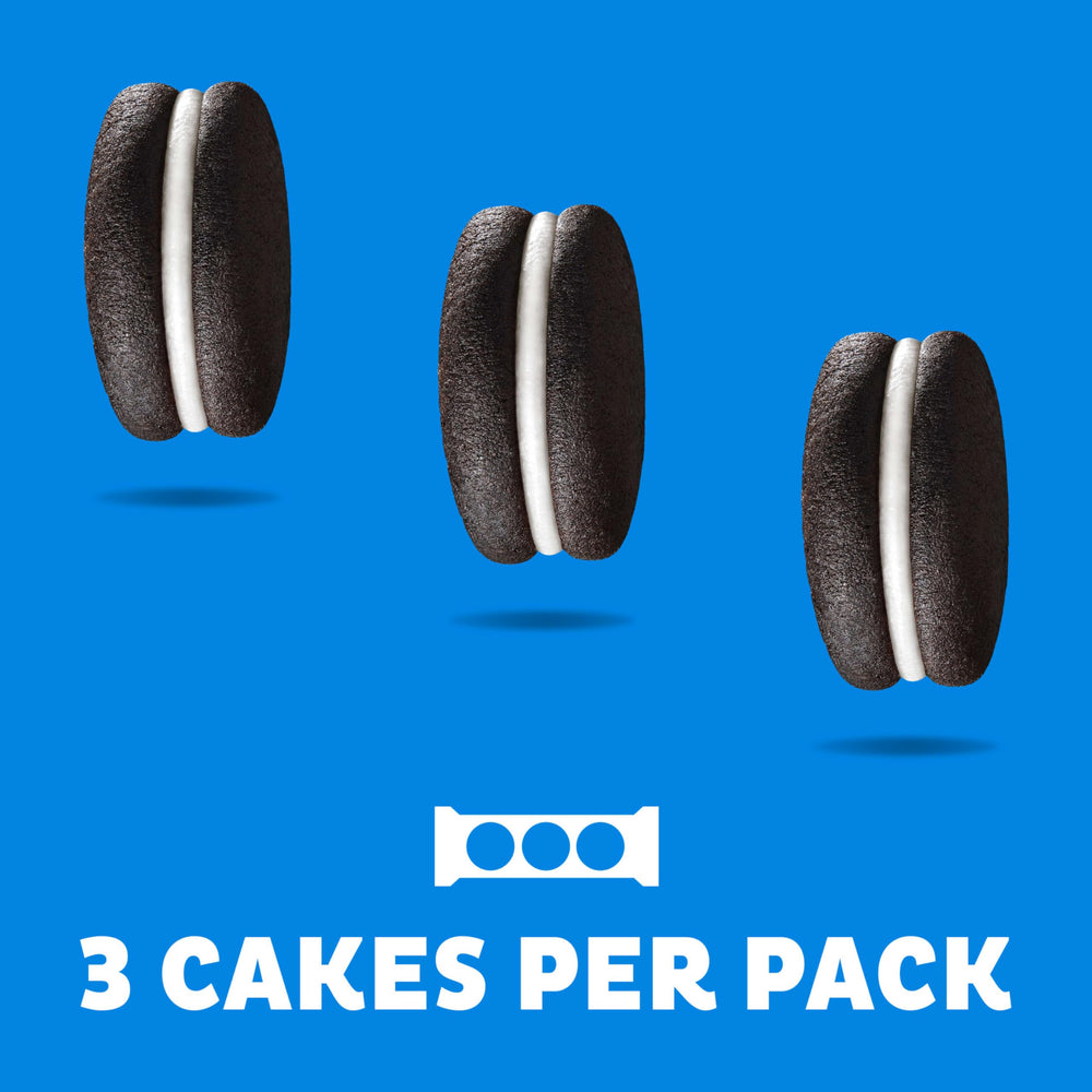OREO side profile showing cake texture and tender crumb for soft-bite appeal