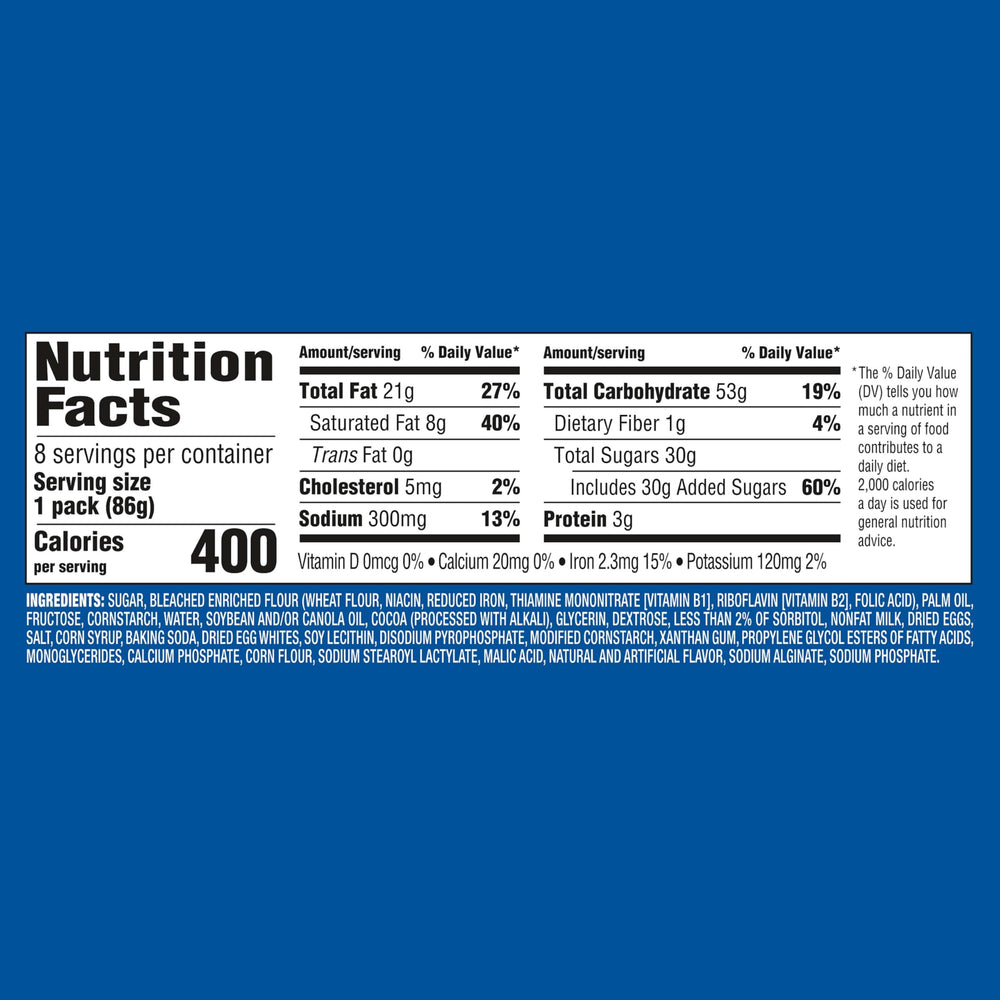 OREO three unpacked cakesters displaying soft cakes and filling, ideal for sharing