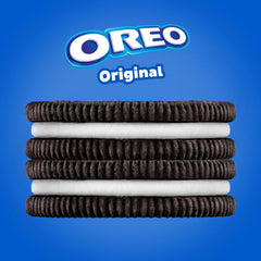 OREO close-up of creme center highlighting smooth filling