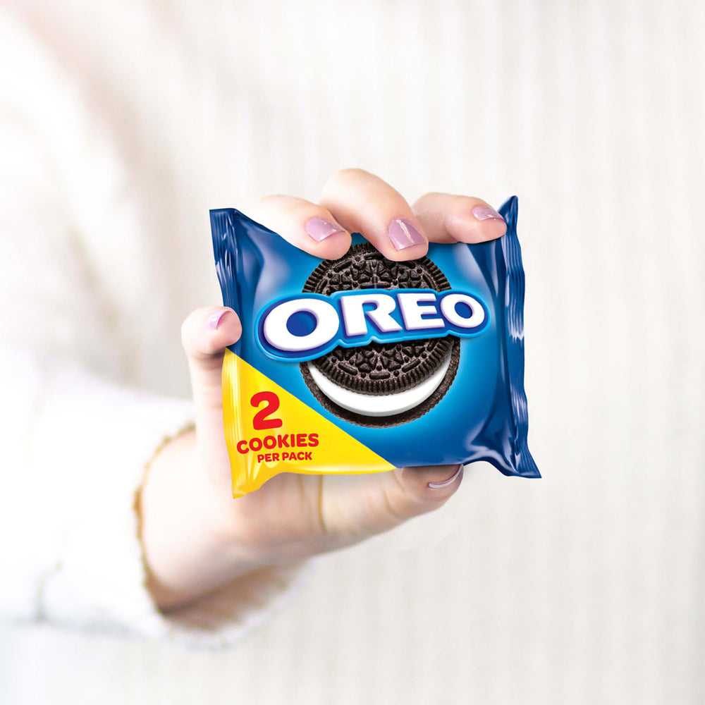 OREO snack packs inside a kids lunchbox offering easy snacks