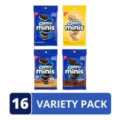 OREO arranged four flavors to show Original, Chocolate, Peanut Butter, Golden