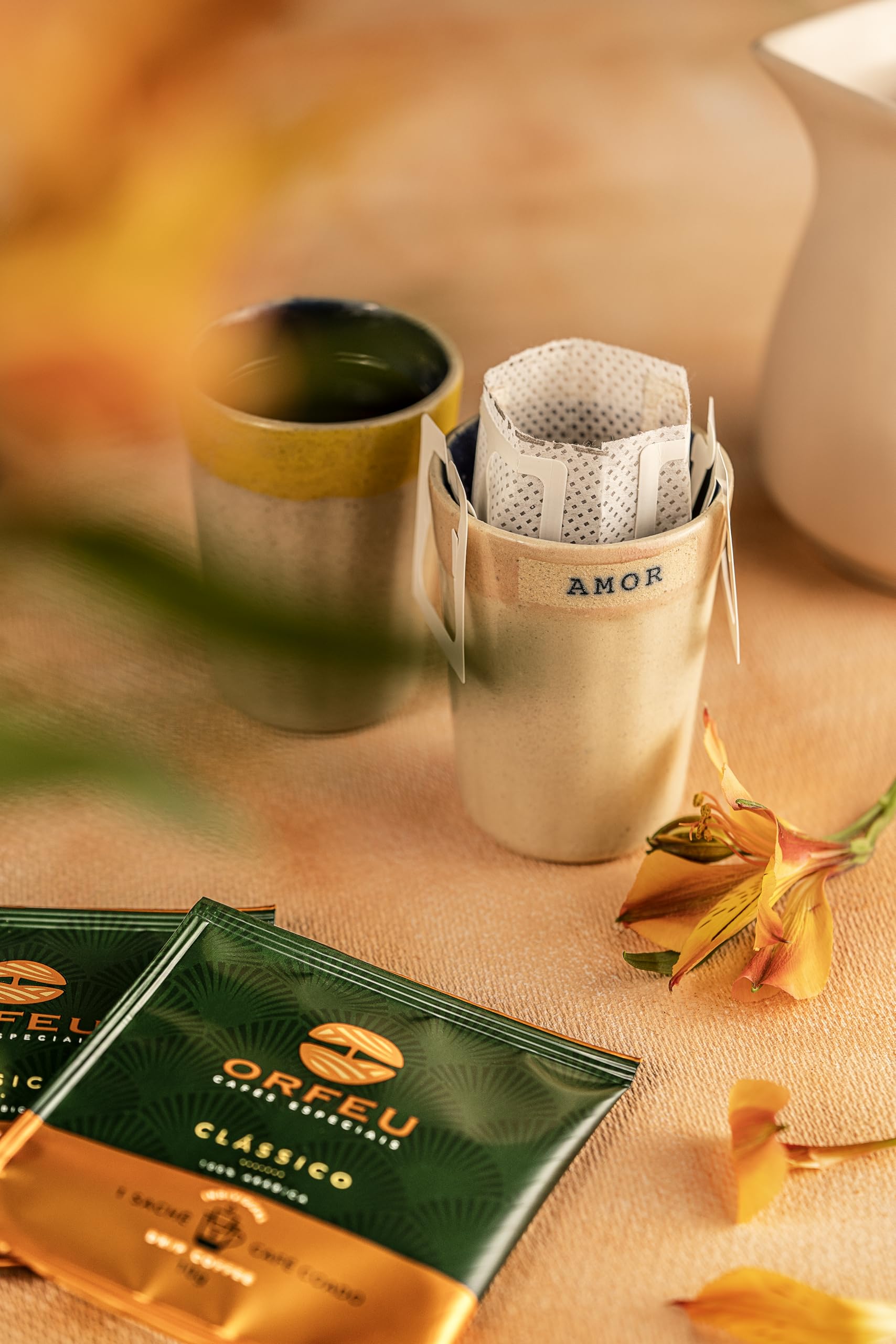 ORFEU pack shown in hand demonstrating compact travel-friendly convenience