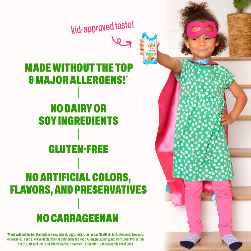 orgain fruit and veggie blend illustration showing added fiber benefits