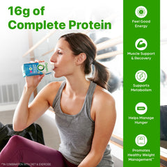 Orgain ingredients list with fruits and vegetables for clean nutrition