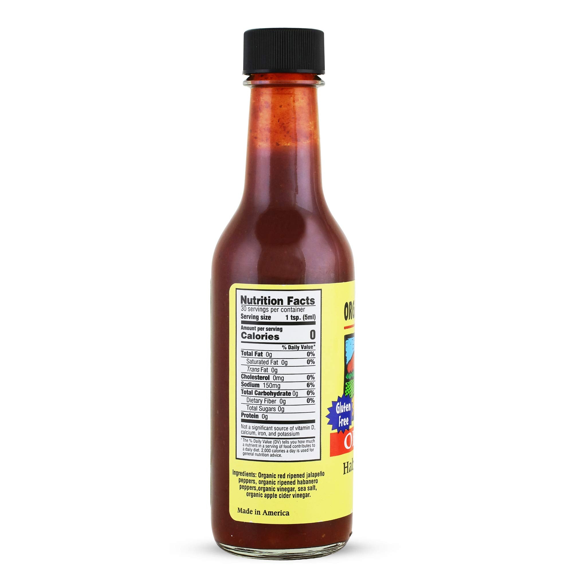 Organic Harvest jalapeño bottle close-up highlighting fresh pepper texture and bright flavor