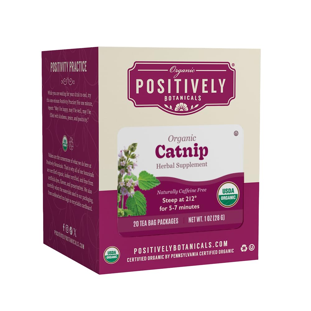 Organic Positively front packaging showing 20-count box and organic badge for freshness