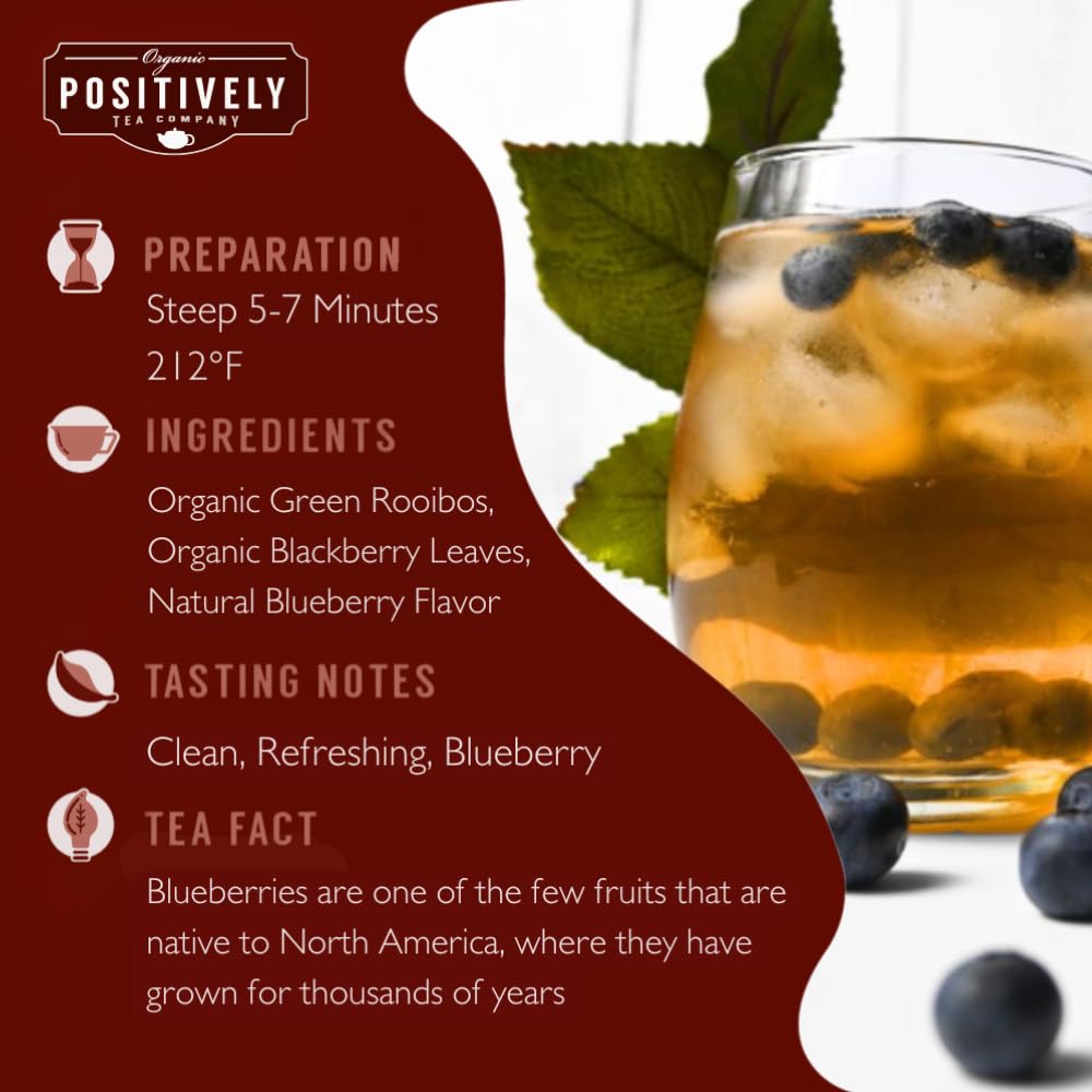 Organic Positively Tea loose-leaf close-up highlighting texture and aroma