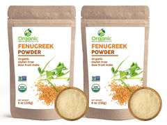 Organic Spice Resource front packaging showing resealable kraft bag and two 16oz packs for pantry convenience