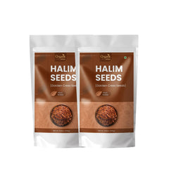 ORGANIC SPREE front packaging showing Halim seed bags and brand benefit