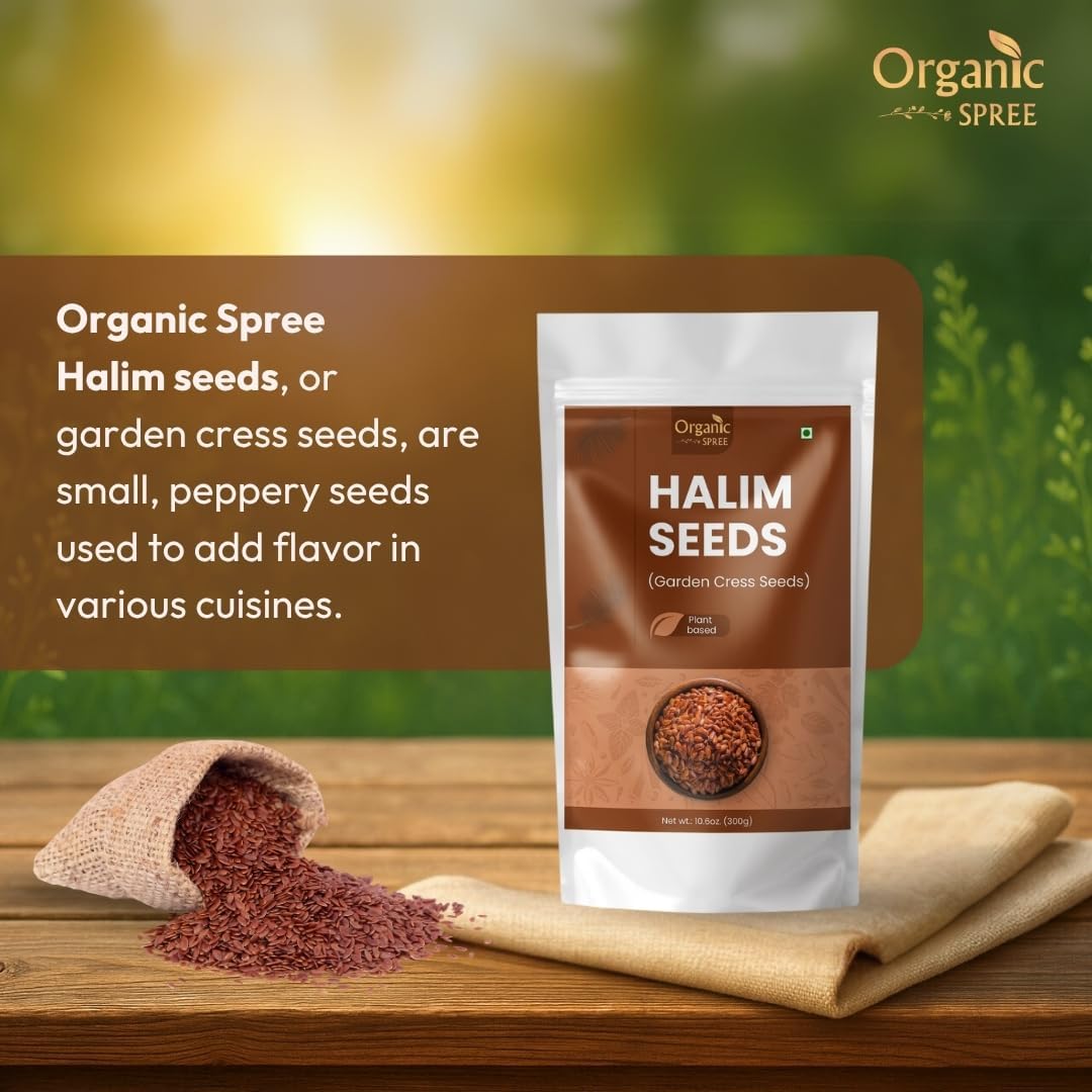ORGANIC SPREE smoothie with blended Halim seeds illustrating recipe use