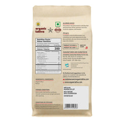Close-up of fine rice flour texture by Organic Tattva for smooth batter mixing