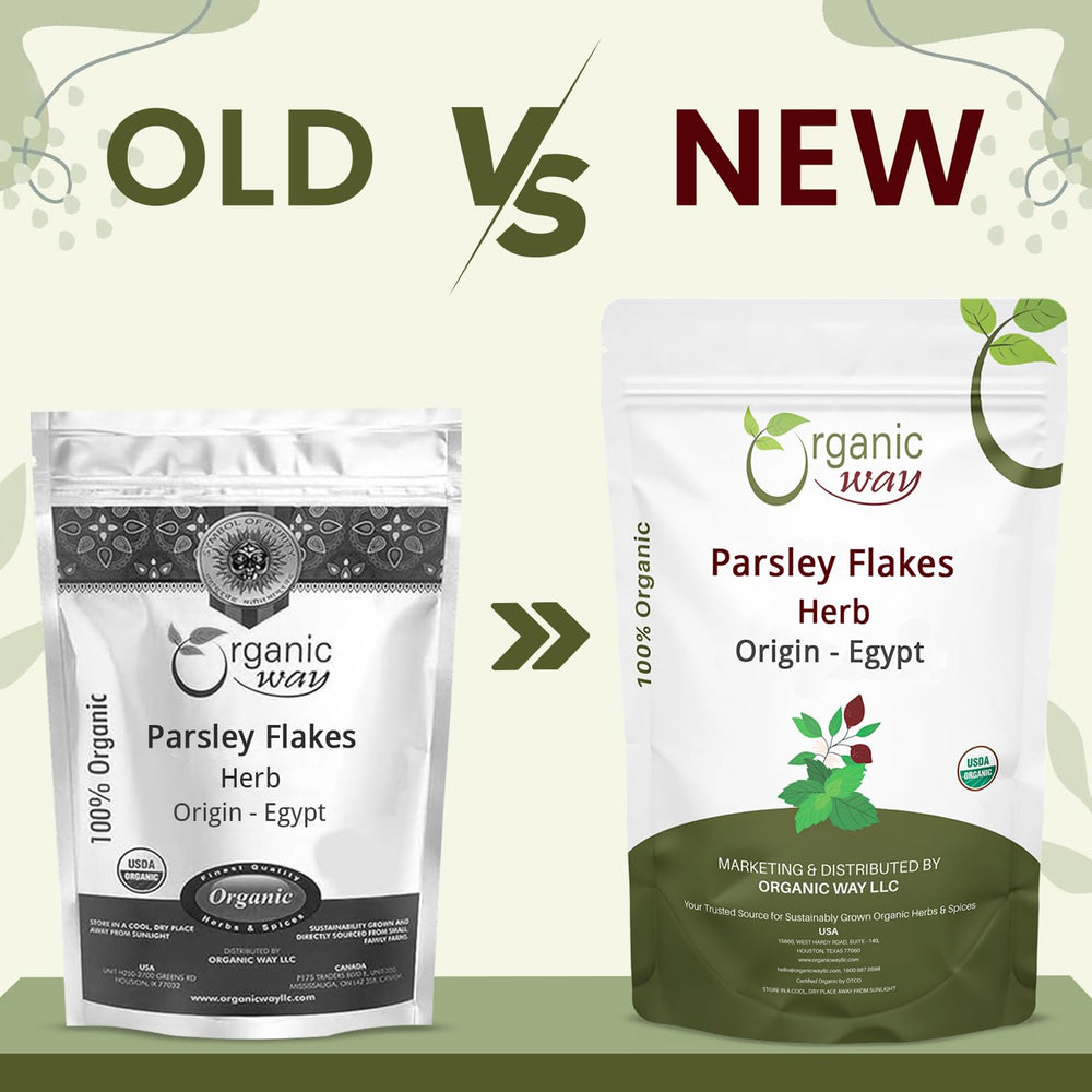 Organic Way label with USDA Organic and Kosher certifications visible benefit