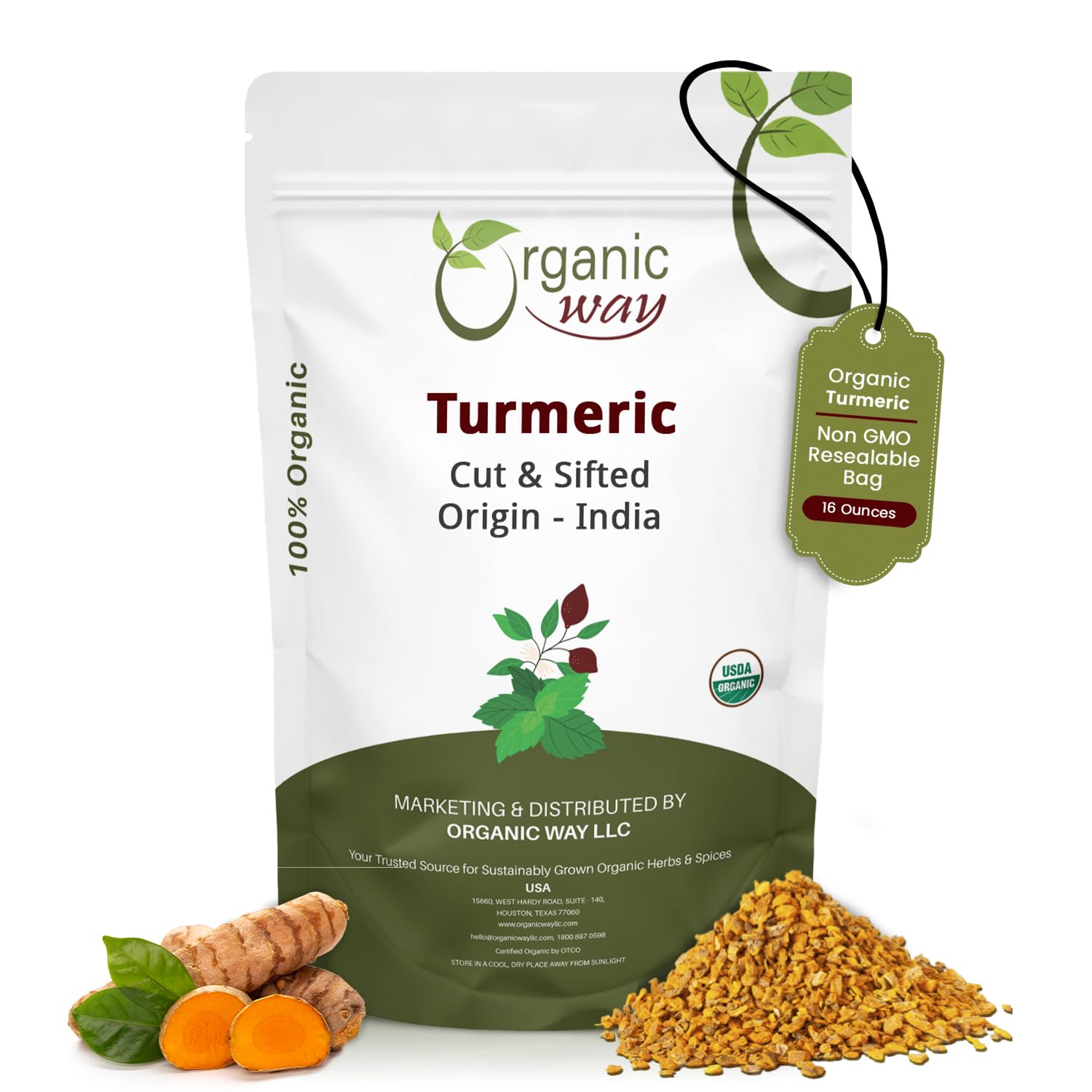 Organic Way front packaging showing 16 oz bag and clear labeling for easy identification