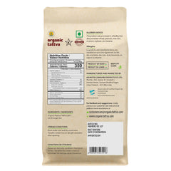 Organic Tattva close-up of split red lentil texture highlighting quick-cook quality