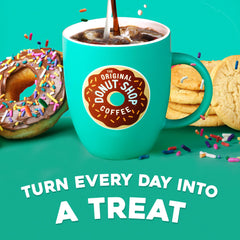Brewed TWIX coffee in a cup by The Original Donut Shop showing rich color and aroma