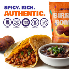 Original Flavor Bomb close-up of seasoning orb texture reveals blended spices for rich flavor
