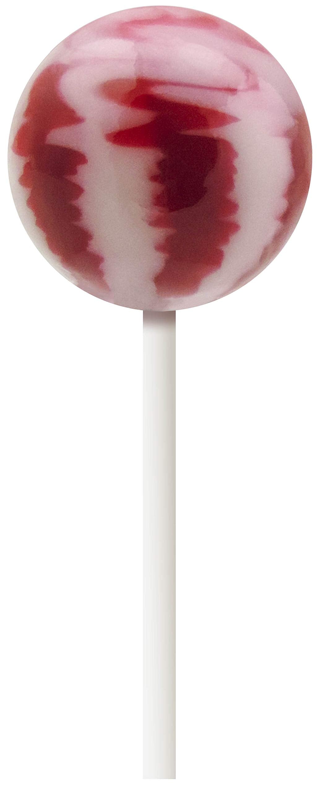 Original Gourmet close-up of red and cream swirl highlighting visual appeal
