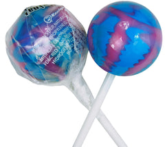 Original Gourmet close-up of lollipop surface texture highlighting vibrant cotton-candy color
