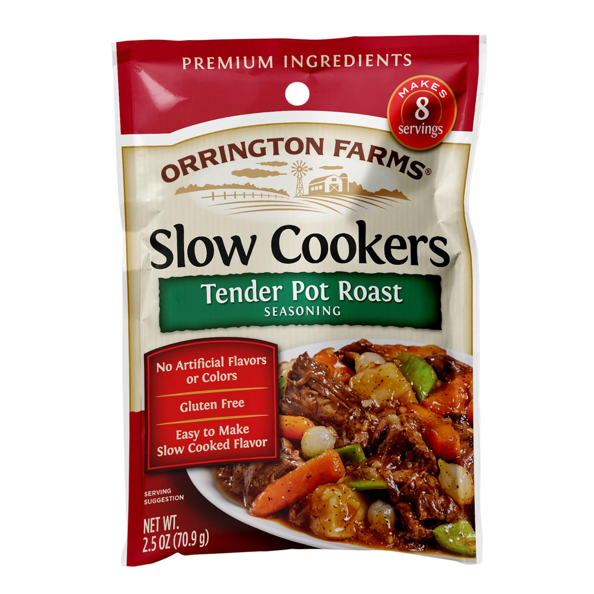 Orrington Farms front packaging showing 12-pack and convenience benefit