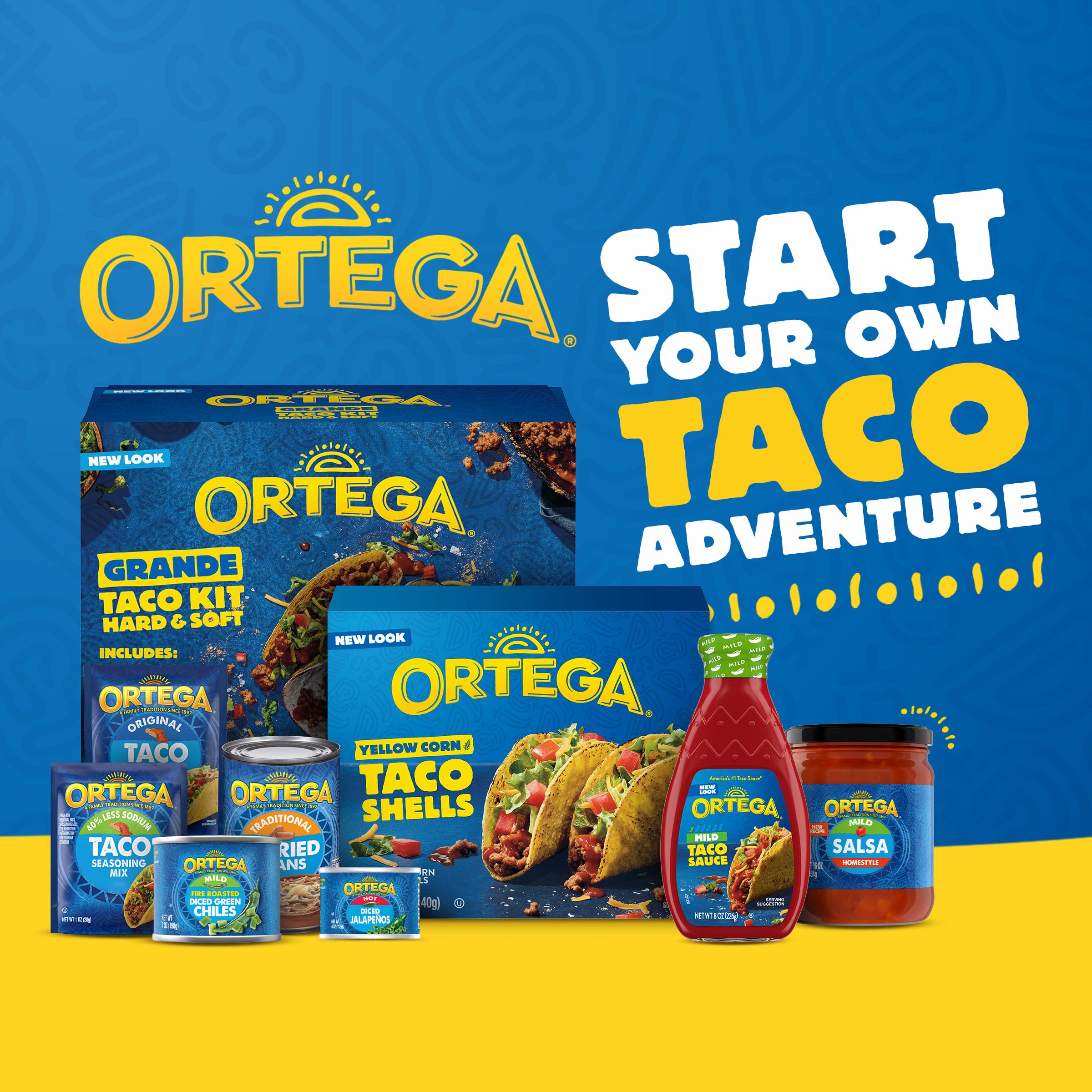 Ortega mini taco shells pack label detail showing kosher certification and ingredient info