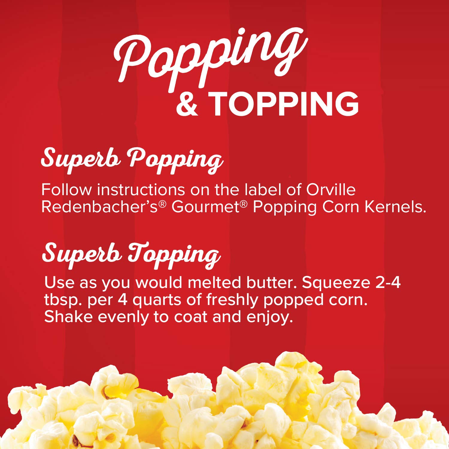 Bowl of popcorn with Orville Redenbacher's oil in a movie-night setting for flavorful snacks