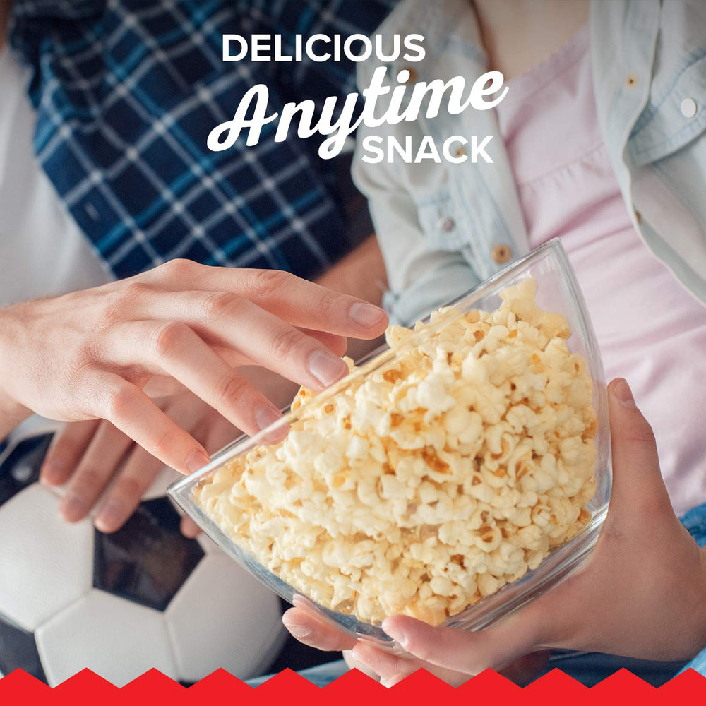Orville Redenbacher's ingredients label detail highlighting natural-sourced benefit