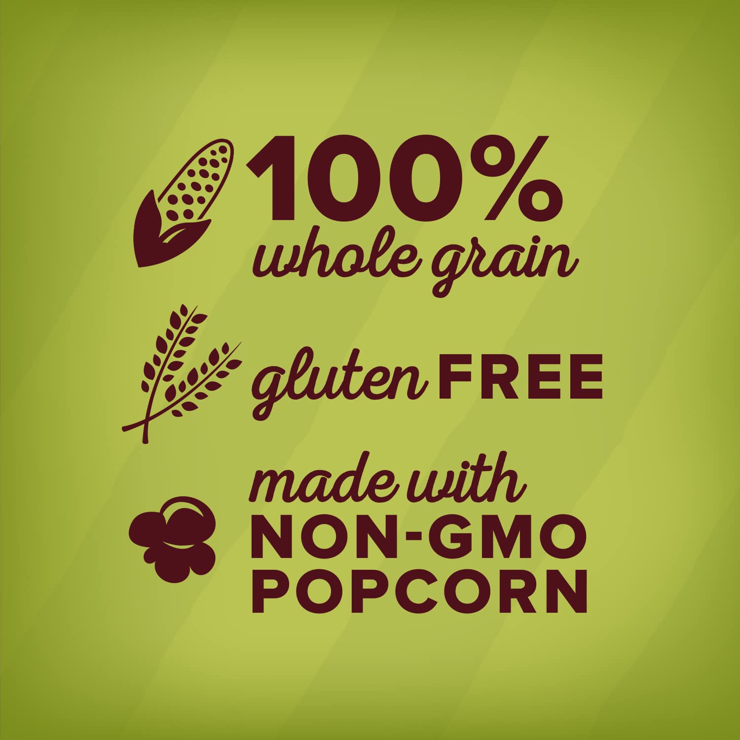 Orville Redenbacher's popped popcorn in bowl, light texture and whole grain benefit