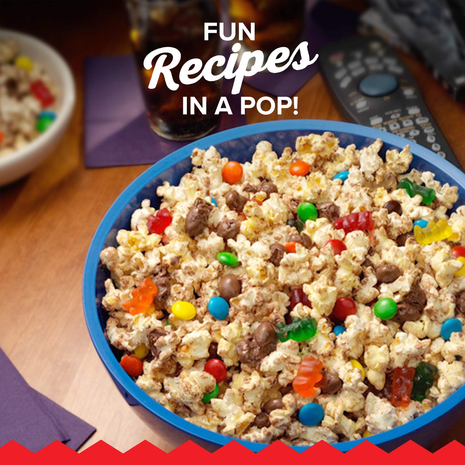 Orville Redenbacher's classic bag held in hand showing shareable portion size