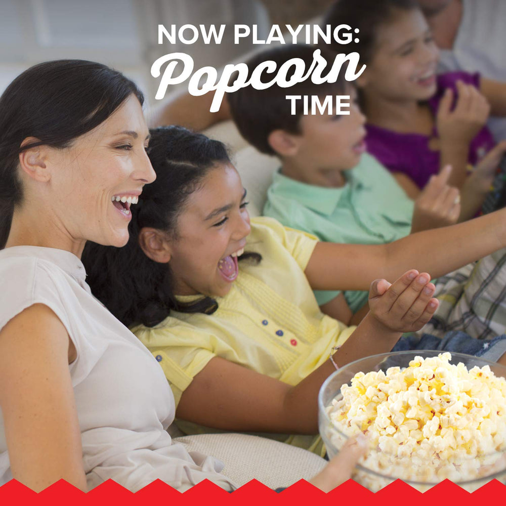 Orville Redenbacher's close-up of popped kernels texture, crisp and buttery appeal