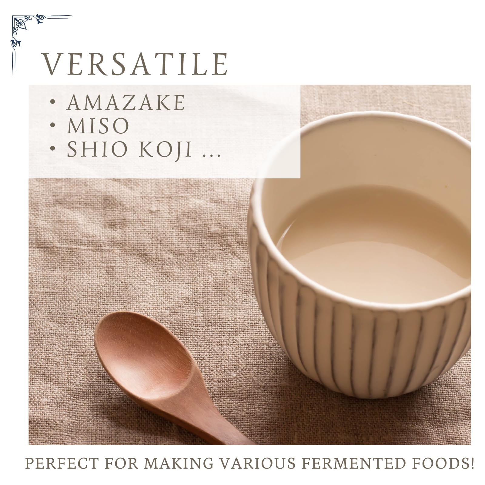 ORYZAE used in kitchen making amazake demonstrating versatility and simple preparation