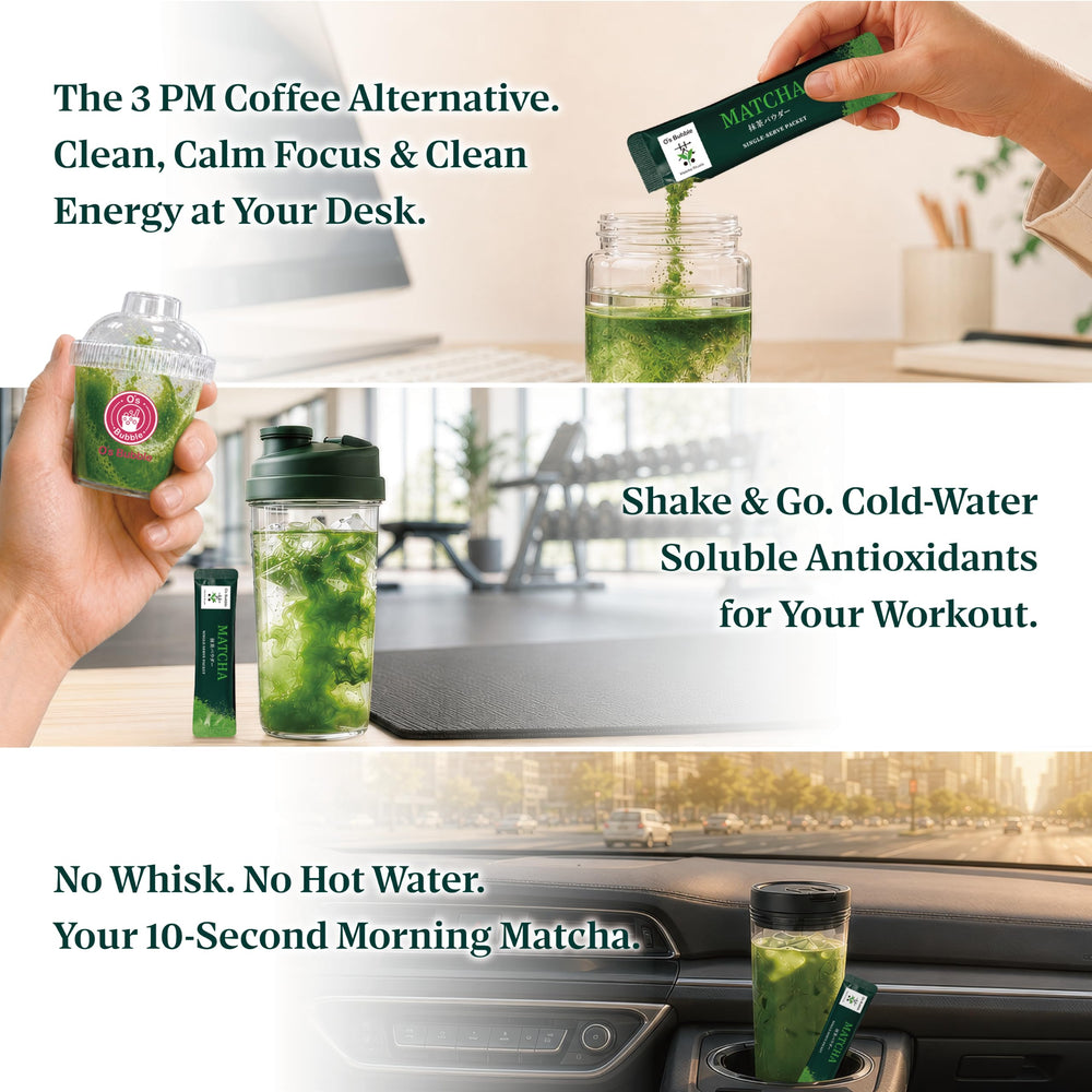 O's Bubble kit in hand to display travel-friendly size and on-the-go benefit