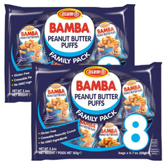 Osem Bamba family pack front showing 16 single-serve bags and clear branding benefit convenience