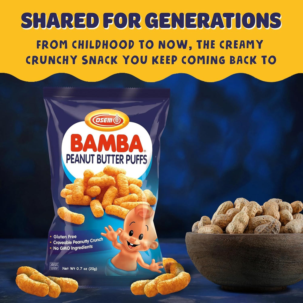 Osem Bamba puff texture close-up showing airy interior and melt-in-mouth ease