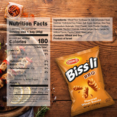 Osem Bissli close-up of crunchy texture emphasizing satisfying crisp bite