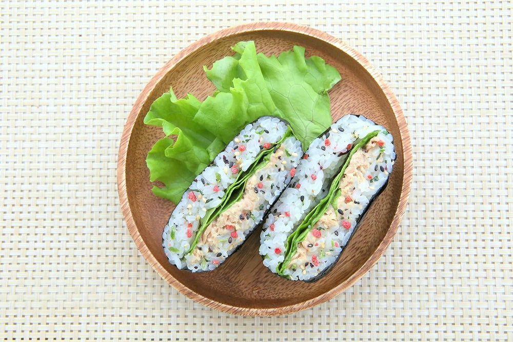 OSK Mizkan furikake used in a bento box emphasizing easy meal enhancement