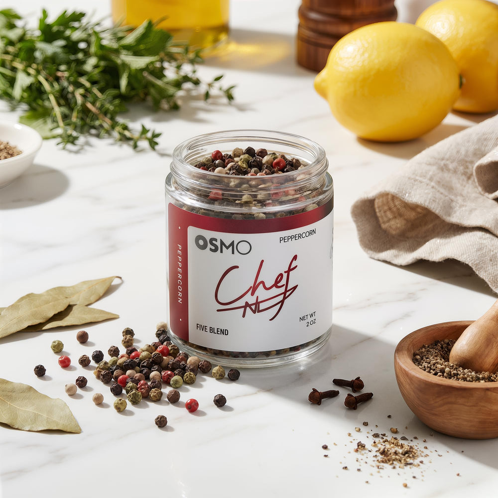 osmo 5-peppercorn presented in a gift box suggesting premium present