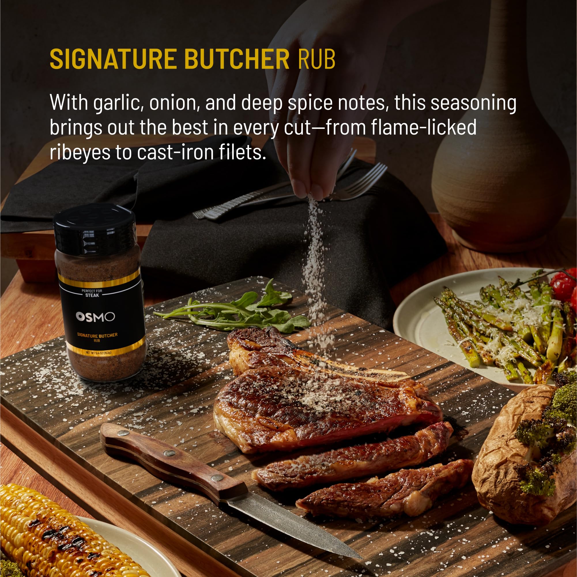 osmo golden gourmet spooned into bowl demonstrating warm herb-forward depth for roasting