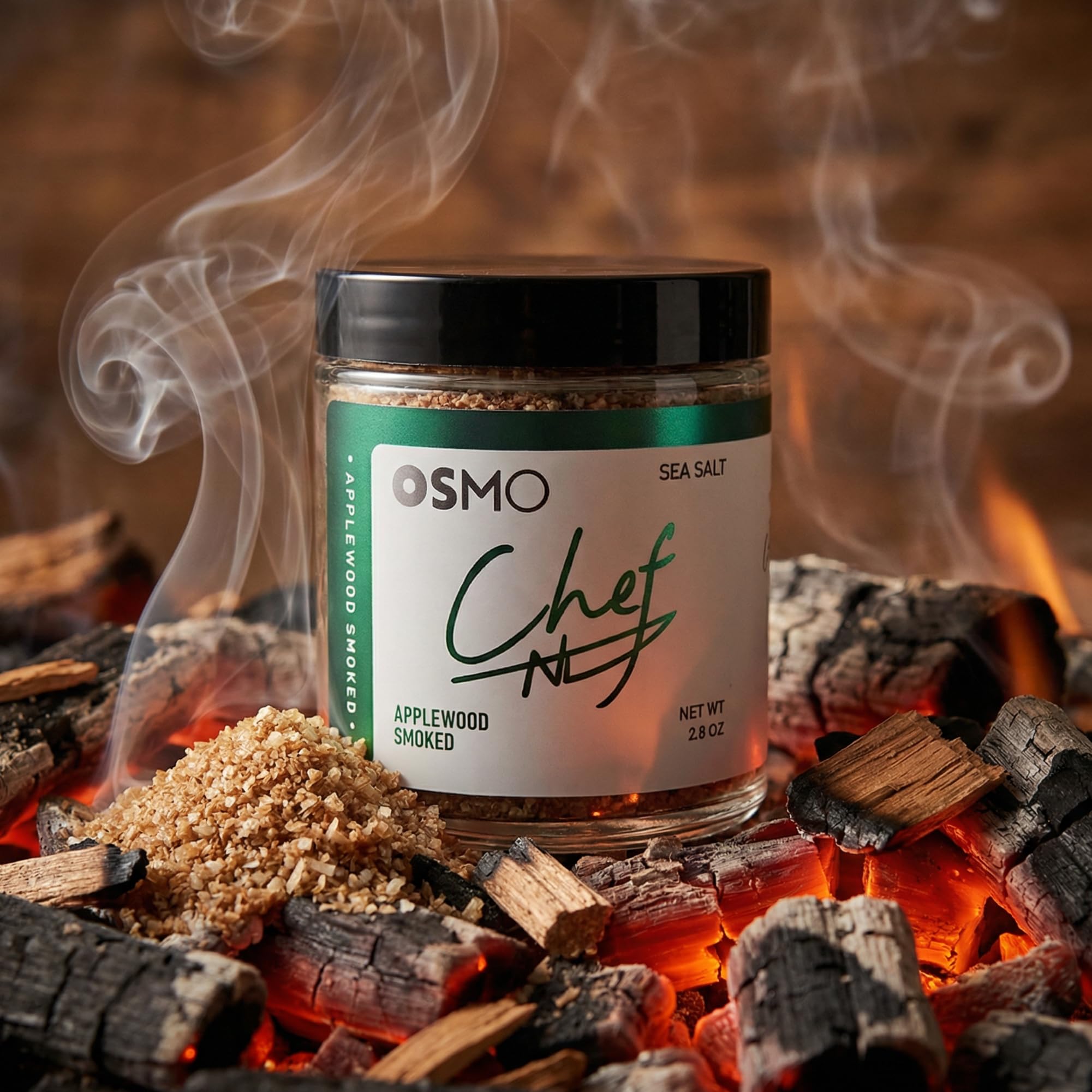 osmo mixed salt in rub bowl demonstrating seasoning control and rich depth