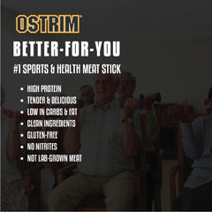 Ostrim served with cheese showcasing tasty pairing and portable protein