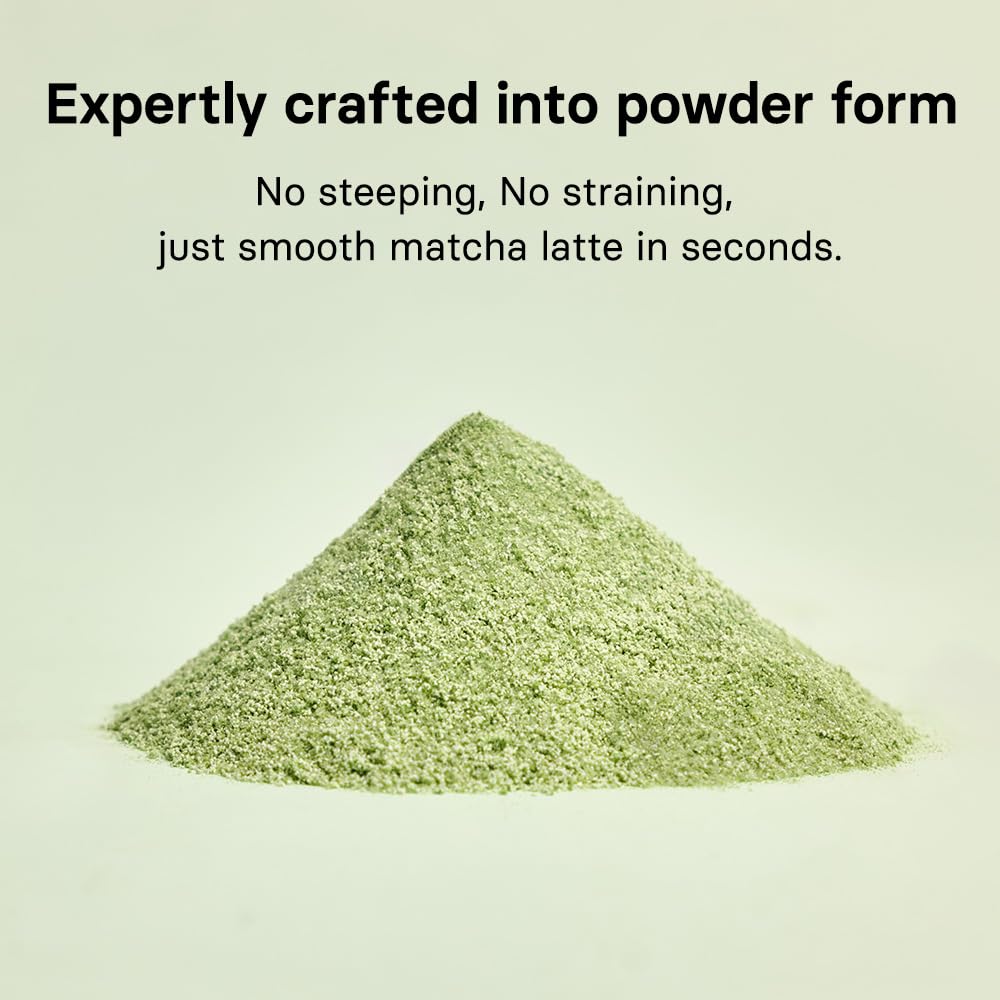 osulloc prepared matcha latte in cup demonstrating creamy milk-tea finish