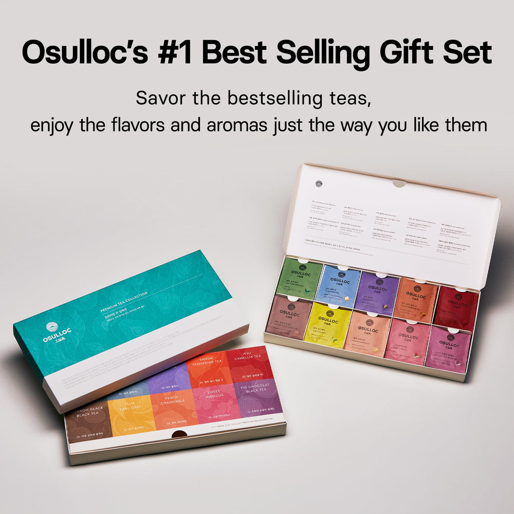 Osulloc tea steeping in cup demonstrating color and aroma benefits