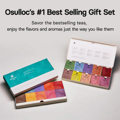 Osulloc tea steeping in cup demonstrating color and aroma benefits