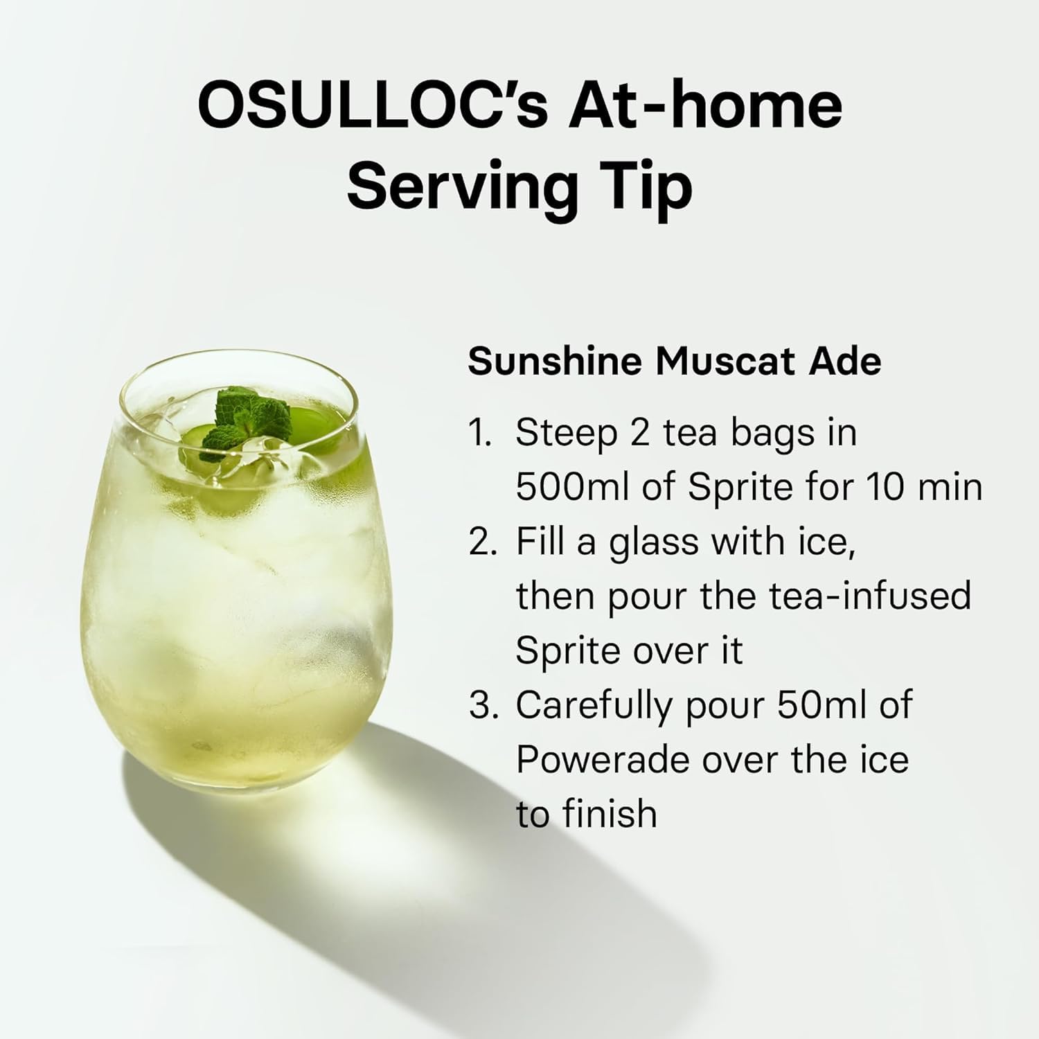 OSULLOC stick packet held in hand to show compact travel-friendly size