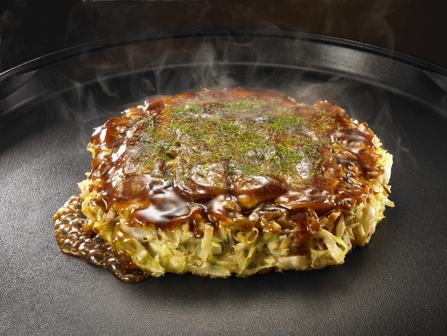 Printed recipe on Otafuku bag highlighted for step-by-step cooking help