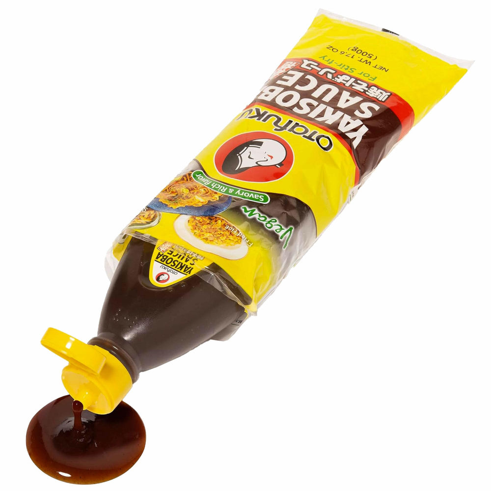 Label and nutritional panel of Otafuku Yakisoba Sauce for ingredient clarity